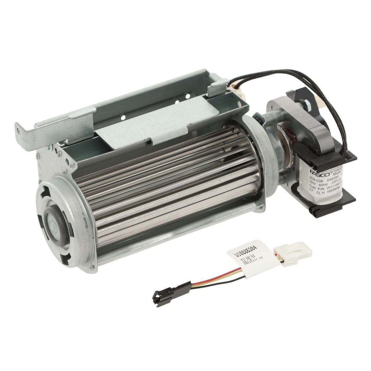 Whirlpool Cooling Fan Motor replacement part number W11107275 at Right Choice Appliance Parts in Vancouver, BC.