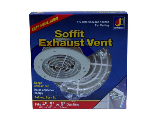 Dundas Jafine Soffit Exhaust Vent replacement part number SEVZW at Right Choice Appliance Parts in Vancouver, BC.
